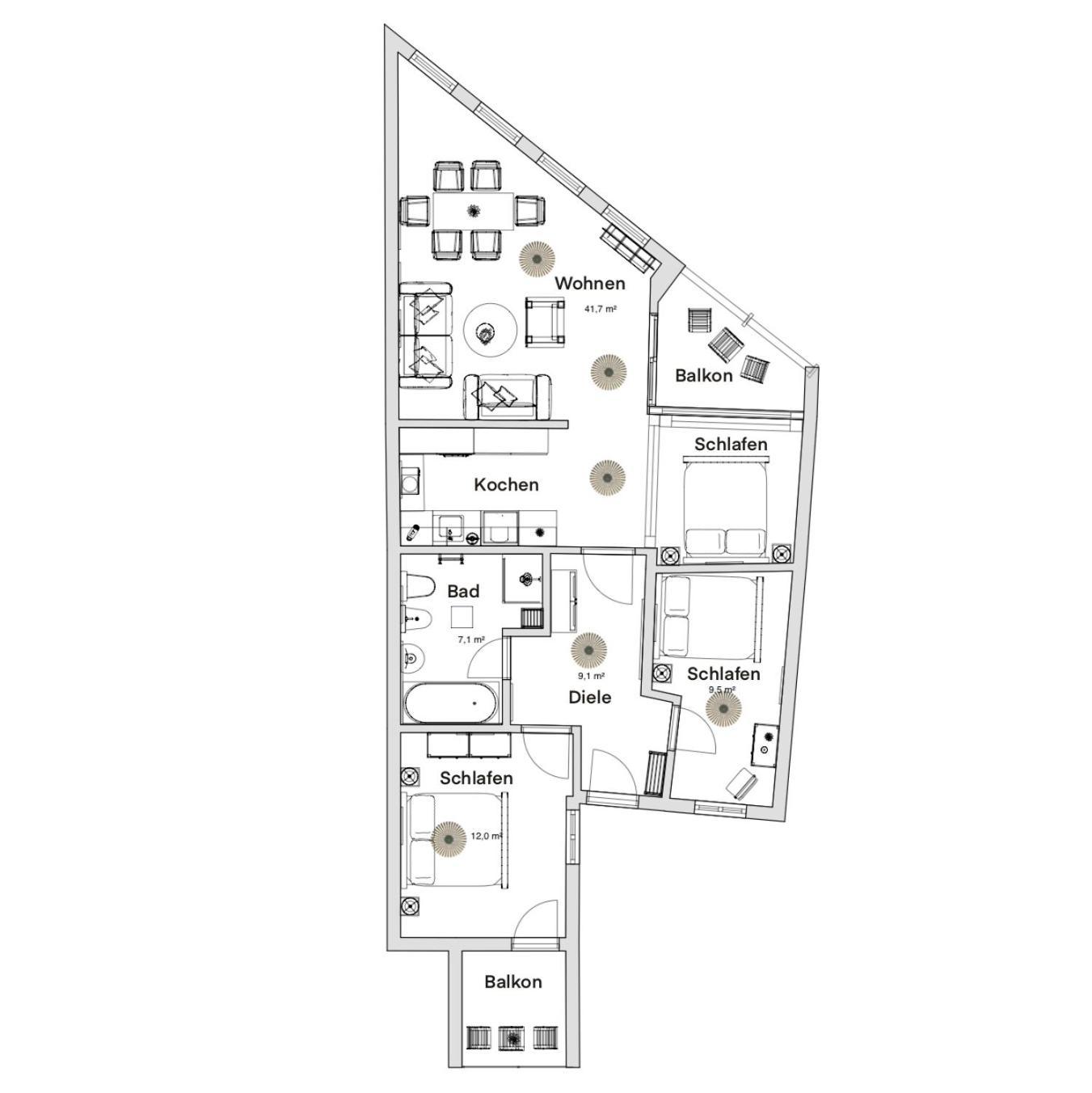 Pineapple Apartments Palais Am Neumarkt - 90 Qm - 1X Free Parking Dresden Luaran gambar
